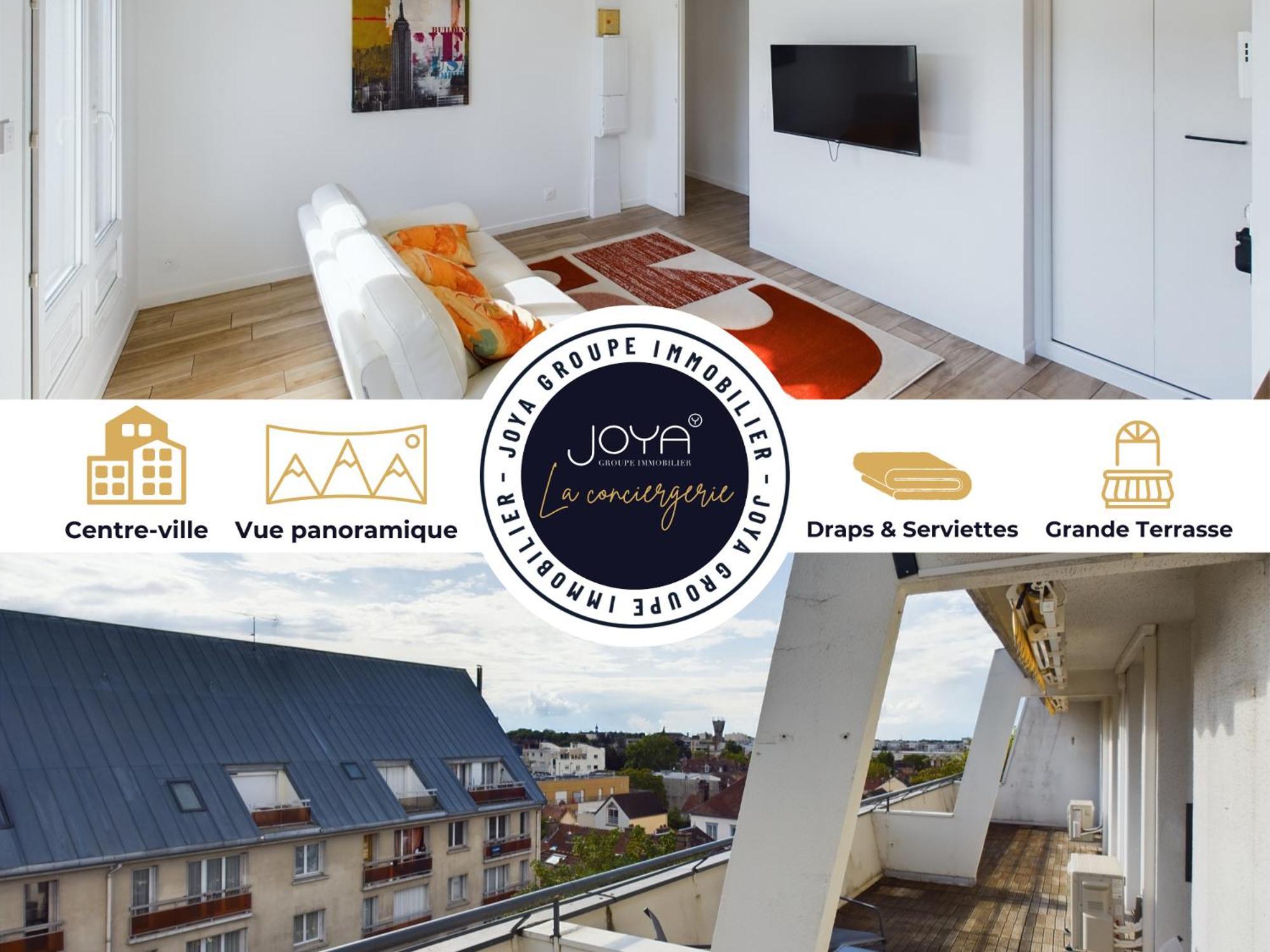 Le Panorama Premium - Superbe Vue Apartment Troyes Bagian luar foto